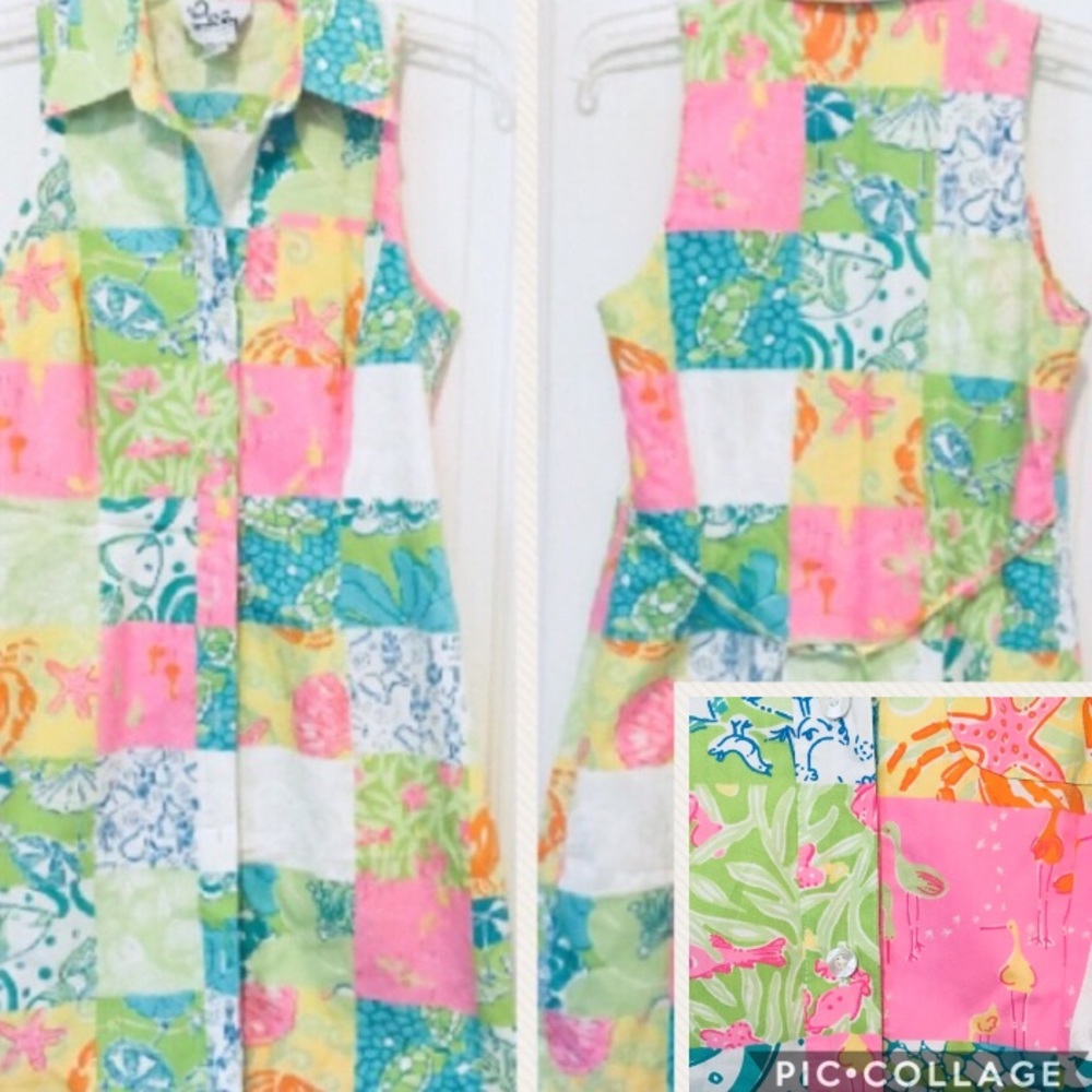Lilly Pulitzer Shirt Dress Sleeveless